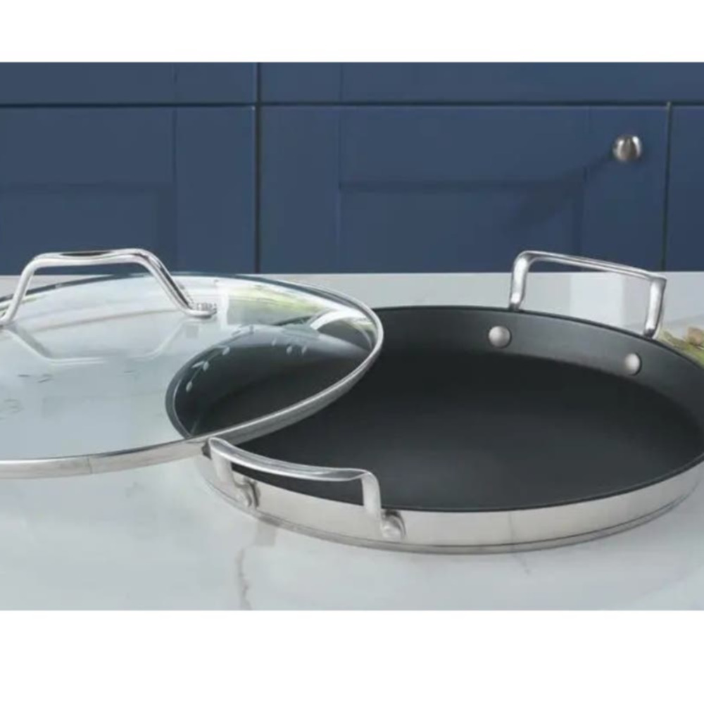 Princess House Culinario Series Healthy 13" Round Griddle (6977) New In Box - Picture 2 of 3
